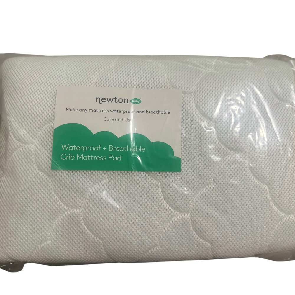 Newton Baby Crib Mattress‎ Pad Baby Standard White New Waterproof Breathable